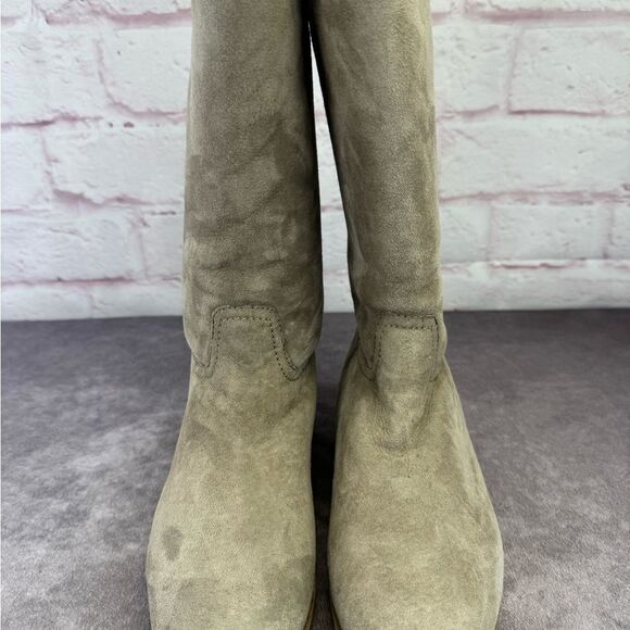 Prada Women's Calzature Donna Montone Fango Suede Sherpa Boots EU 39 / US 8.5 - Picture 4 of 9